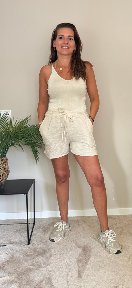 SHORT CATO BEIGE