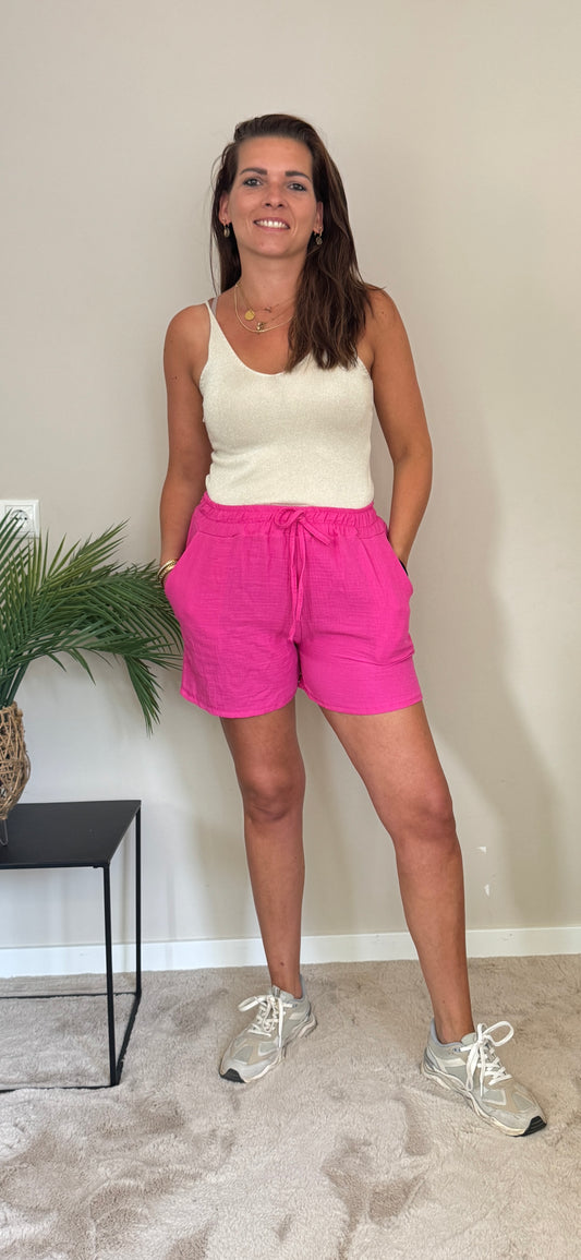 SHORT CATO FUCHSIA
