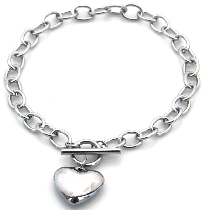 SCHAKELARMBAND MET HART