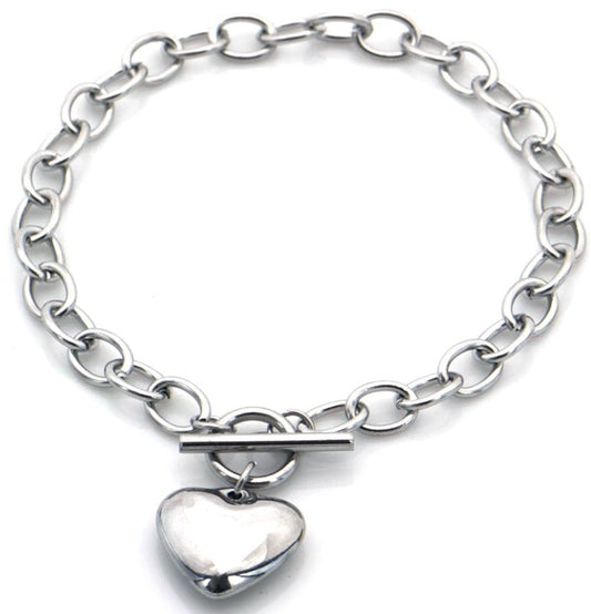 SCHAKELARMBAND MET HART