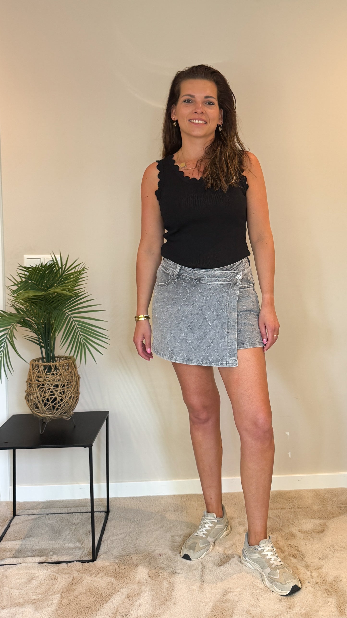 SKORT GREY