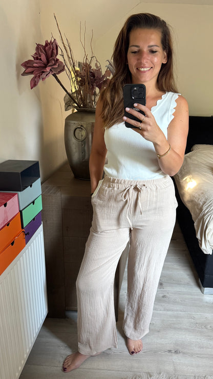 BROEK VERA BEIGE