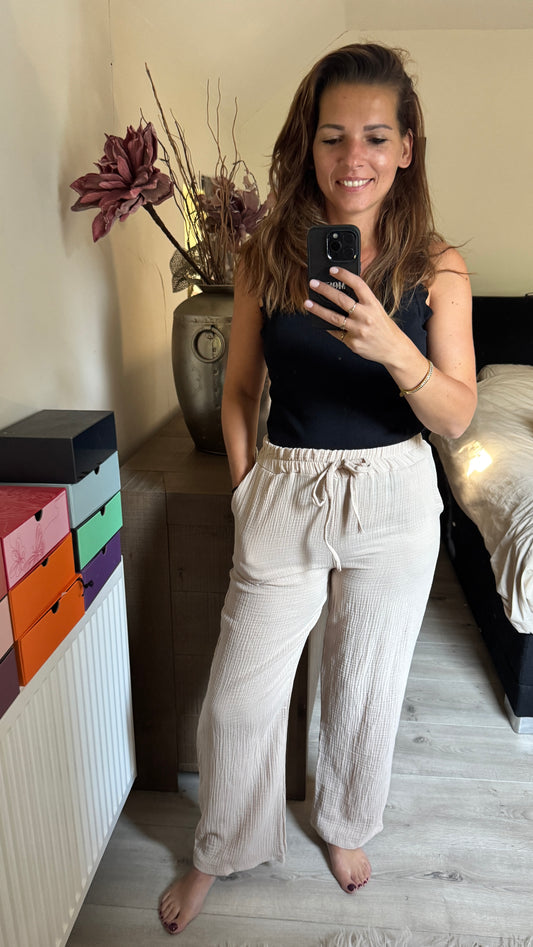 BROEK VERA BEIGE