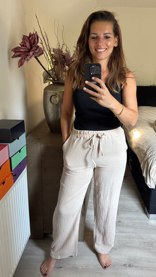 BROEK VERA BEIGE